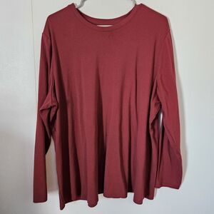 Lane Bryant Deep Red Top